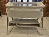 Mamas & Papas Bedside Crib-Grey