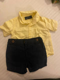 NEXT Linen Shirt & Shorts. Size: 6-9m