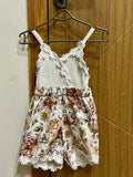 Shein White Floral Dress. Size: 6-9m