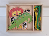 Wooden Lacing Activity For Kids