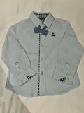 Sergeant Major Button Down With Bow Tie. Size: 4yrs