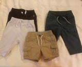4 Lowers GAP & GYMBOREE. Size: 6-12m