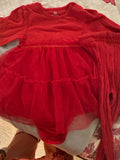 H&M Red Romper Frock. Size: 4-6m