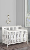 MQ DOM 660 Ashton 5 in 1 Convertible Crib - White