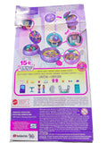 Polly Pocket Double Play Skating Compact, 2-in-1 Playset With 2 Micro Dolls & 16 Accessories