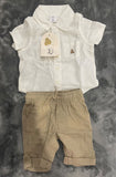 GAP Cotton Linen 2Pc Set. Size: 3-6m