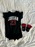 Onesie & Socks. Size: 6m