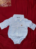 Baby GAP Oxford Shirt Bodysuit. Size: 0-3m