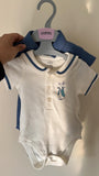 M&S Peter Pan 2Pc Set. Size: 3-6m
