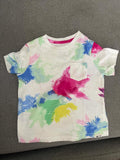BabyGAP Tshirt In Splash Paint. Size: 2yrs