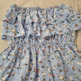 Little Pineapple Summer Tube Dress. Size: M to L