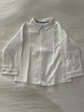 Jacadi White Button Down Shirt. Size: 24M