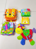 Set Of 6 Fabric Books