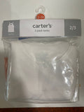 Carter’s 100% Cotton Vests. Size: 2-3yrs