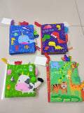 Set Of 4 Fabric Books
