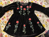 Minnie Minors Formal Velvet Frock. Size: 9-12m