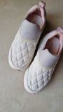 Chunky Quilted Slip-On Sneakers. Size: 9