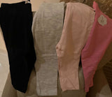 Pack of 4 leggings. Size: 6-9m