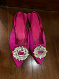 Fuschia Pink Heels. Size: 39