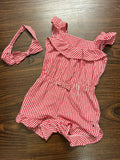 Tommy Hilfiger Romper & Headband Set. Size: 18m