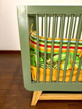 Wooden Cot with Mattress