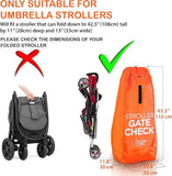 Umbrella Stroller Travel Bag - Baby Gate Check Bags for Air Travel