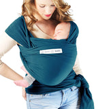 BASIC - Organic Fibers - Retro Blue Baby Wrap / Suitable from Birth to 9 kg