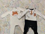 Primark Onesie & Kiaba Onesie / Set of 2 / Size 3-6m