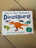 Lots to spot Flashcard Dinosaurs