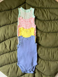 Carter's Baby Bodysuit / Pack of 4 / Size 3-6m