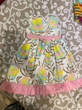 Floral Ruffle Dress / Size 18-24m