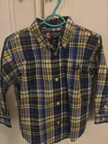 Chaps Button-Down Plaid Shirt / Size 24m