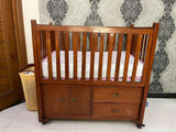 Custom-Made Solid Wood Baby Cot