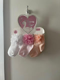 Princess Rose Socks / Size 6-12m