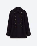 Zara Millitary Style Coat