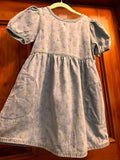 Next Denim Faded Dress / Size 4-5yrs