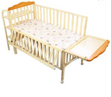 Crib Come Bed with Bedding, Side Bumpers & Mattress