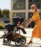 Cybex Twin Stroller With 2 Car Seats & 2 Toddler Seats