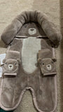 Plush Bear Shaped Baby Car Seat Insert