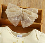 Pat Pat Eid Mubarak Dress with Headband / Size 9-12m