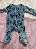 Disney Fleece Romper / Size 3-6m