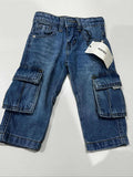 Cropp Cargo Jeans Unisex / Can Fit 9-12m / Size 12-18m