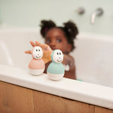 Biocote Mint Green & Dusty Pink Bathtime Wobblers