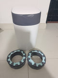 Tommee Tippee Twist & Click Nappy Disposal Bin + 6 Refill Cassette Pack