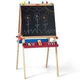Melissa & Doug Deluxe Wooden Standing Art Easel
