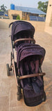 Cybex Twin Stroller With 2 Car Seats & 2 Toddler Seats