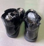 George Black Patent Leather Chelsea Boots / Size 7 / EUR 24
