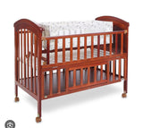 Wooden Cot + Cradle