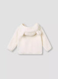Juniors Bunny Applique Hoodie with Long Sleeves / Size 6-9m