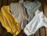 Baby Bodysuits / Set of 4 / Size Newborn
